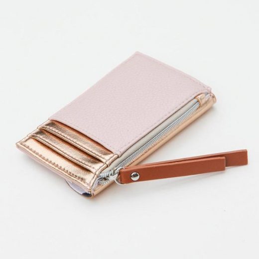 Rose Gold Pink Cardholder Coin Purse 3 600x