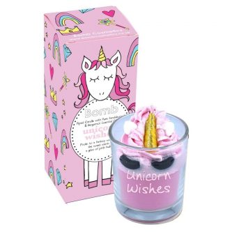 bomb cosmetics unicorn wishes piped candle p23800 53419 image