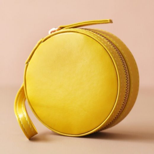 mini round travel jewellery case mustard 4x3a0294 620x620