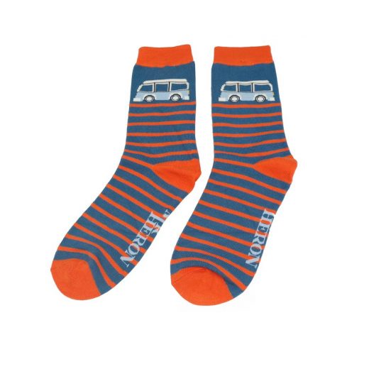 men s socks camper stripe mh182 blue 2