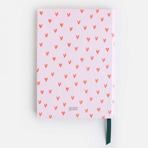 Red Pink Mini Hearts Casebound Notebook CDB107 4 1800x1800