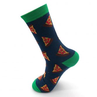men s socks pizza slices mh220 navy 4