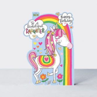 DAR30 daughter birthday card unicorn 1 (1)