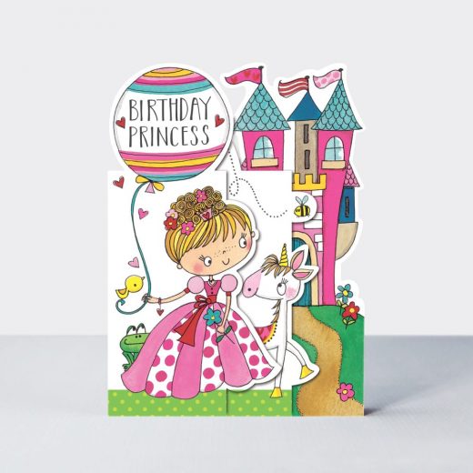 SNAP8 childrens birthday card princess 1